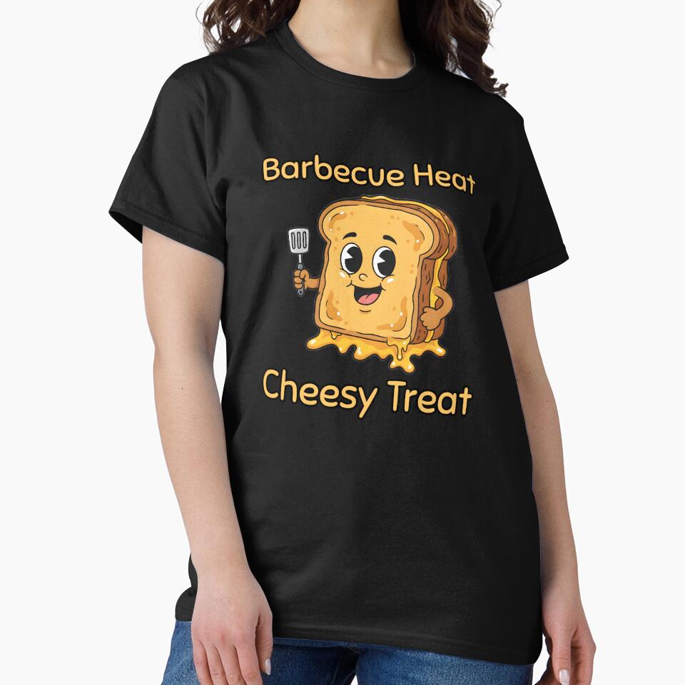 Barbecue Heat Cheesy Treat Grilled Cheese Food Lover by at85productions