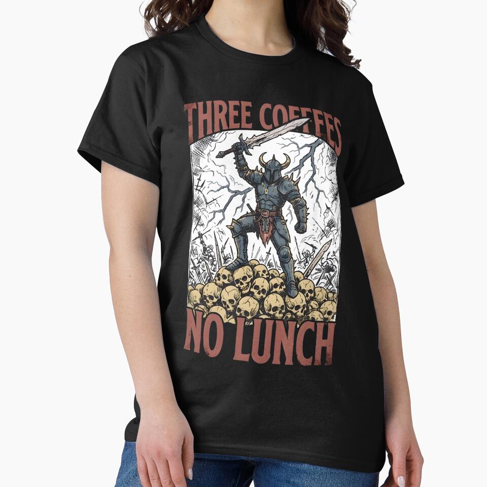 Three Coffees No Lunch by fresh-sole-co