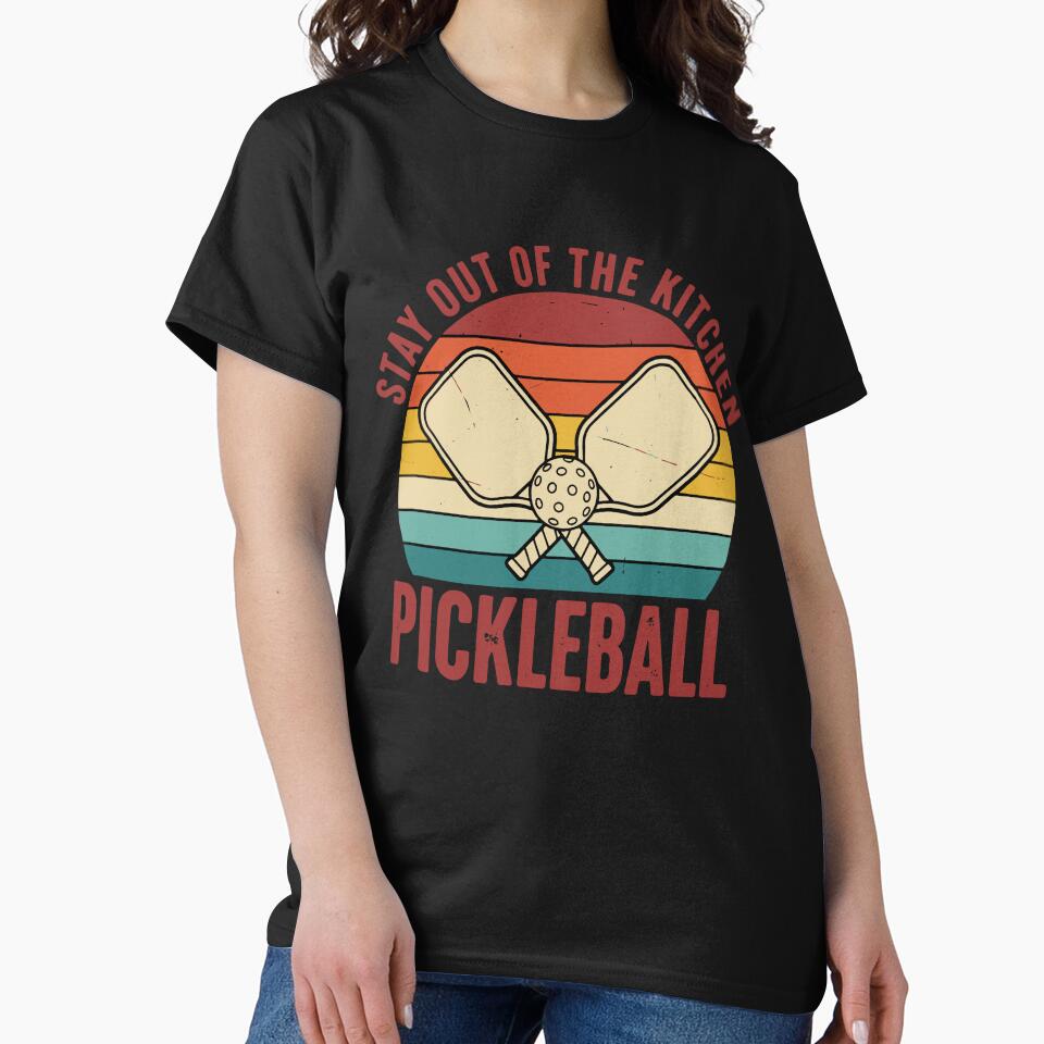 Pickleball Stay Out Of The Kitchen Funny Play by LuminOrb