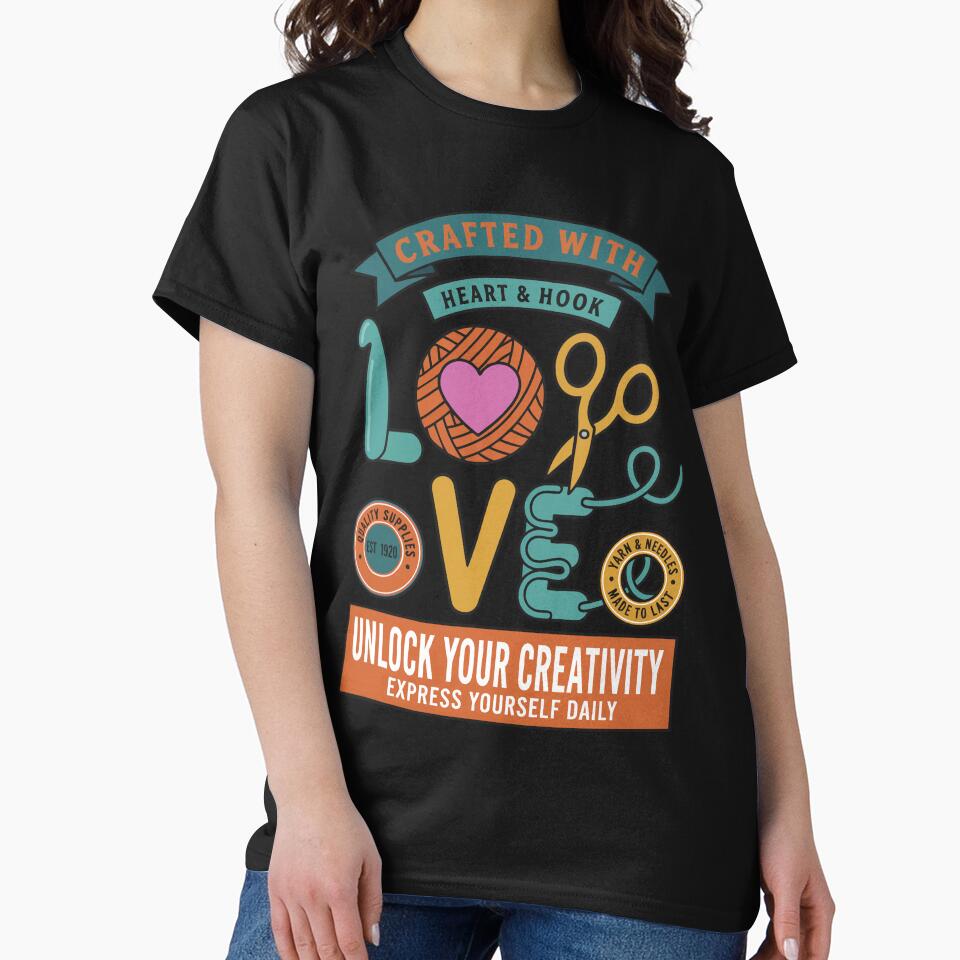 Crocheting Crafted With Heart And Hook Love by LuminOrb