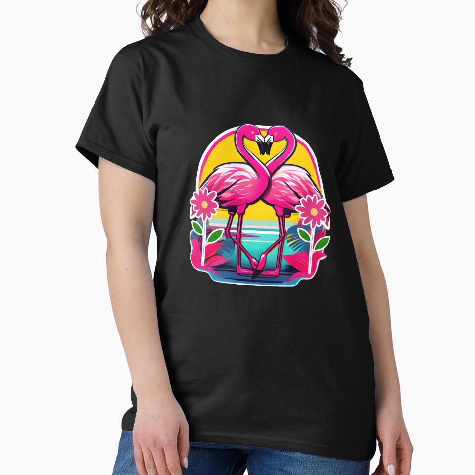 Aesthetic Pink Flamingo by hummygraphic