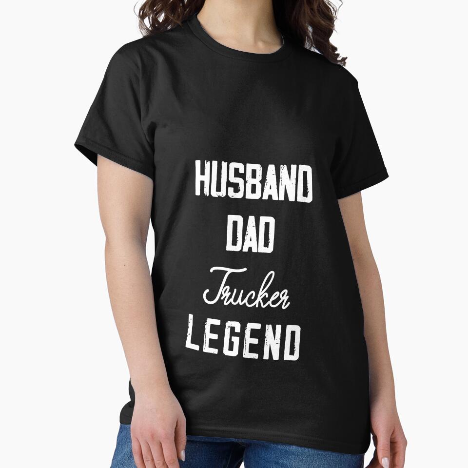 Husband Dad Trucker Legend for Trucking lovers by Rima-Store-19