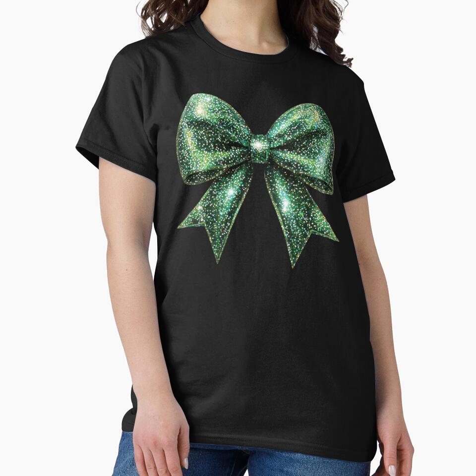 Vintage Green Big Bow by Sromwit Bunrid