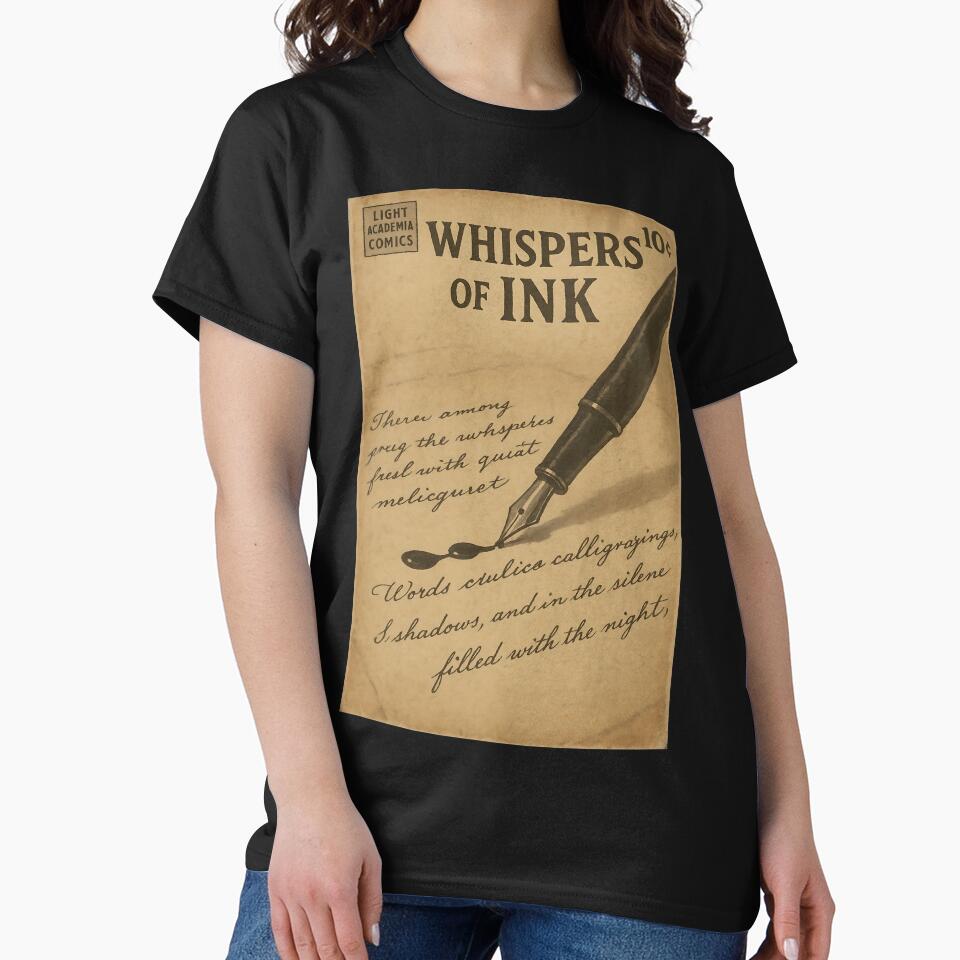 Poetic Light Academia: Whispers of Ink by bapupa