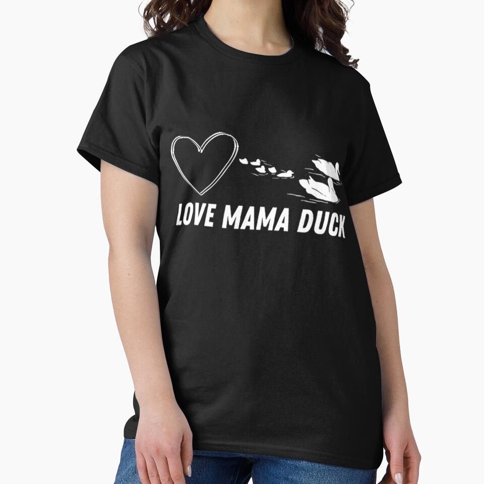 Love Mama Duck Racerback Tank Top by EmeraldSho