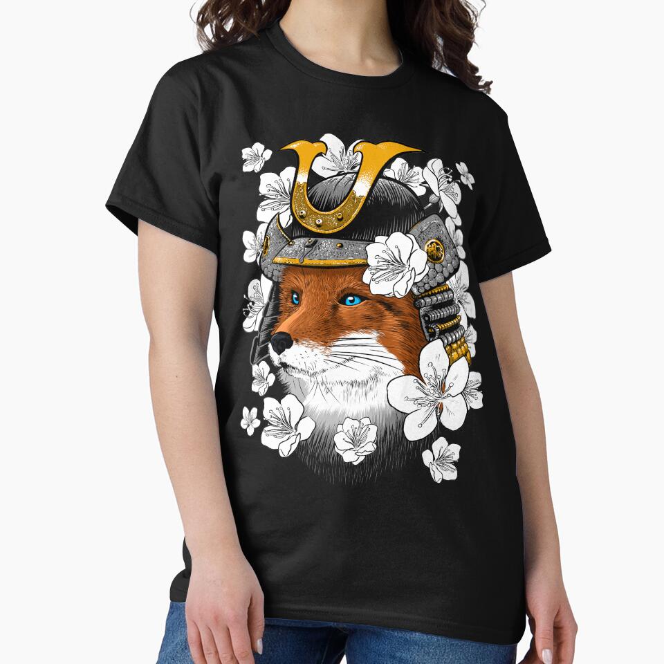 Samurai fox by albertocubatas Unisex
