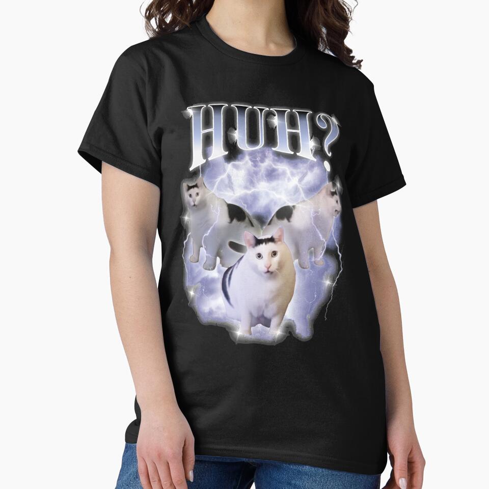 Huh Cat Chonky Ben Meme Bootleg Rap 90s Vintage by aynorsadier