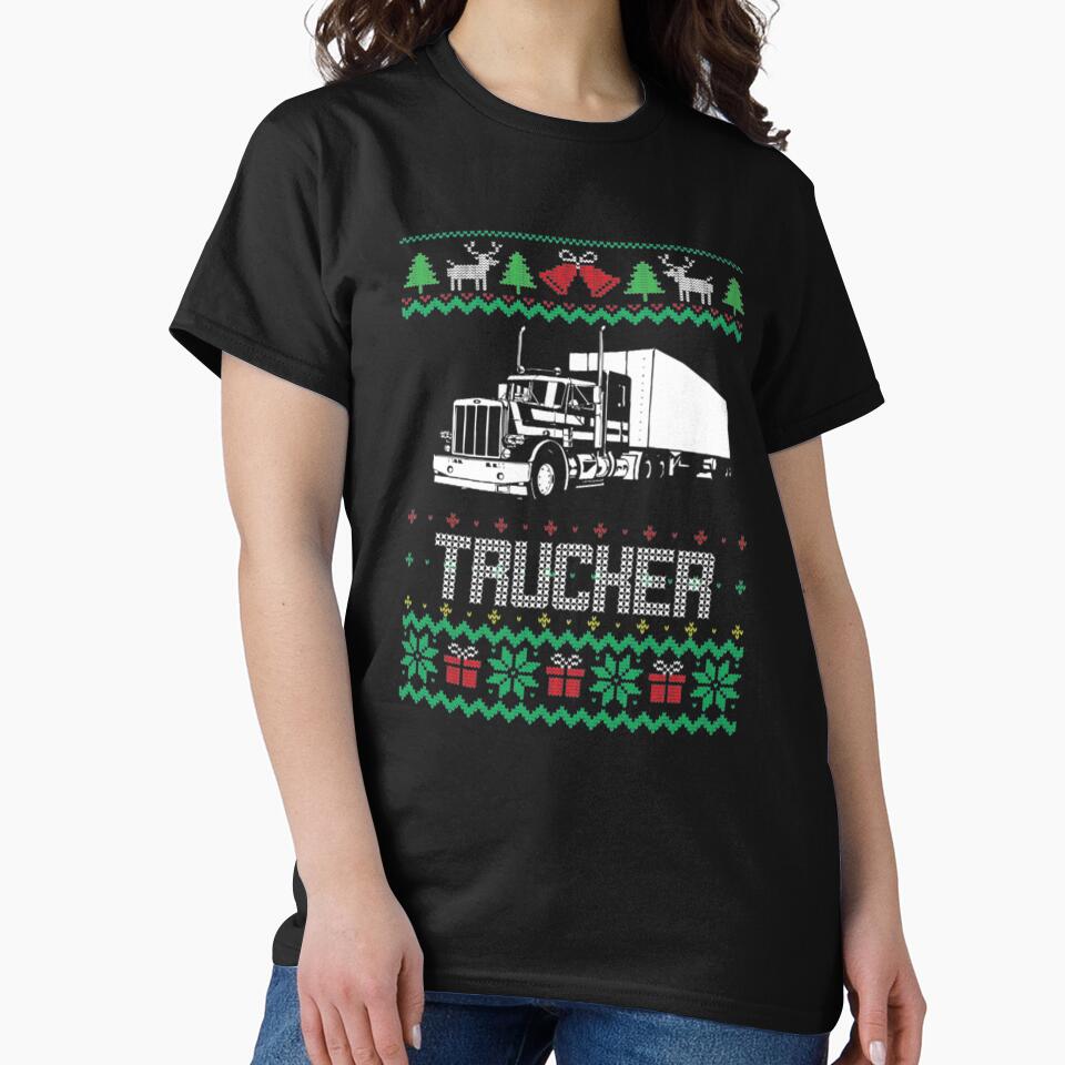 Trucker Ugly Christmas Gifts by ClamenTaon