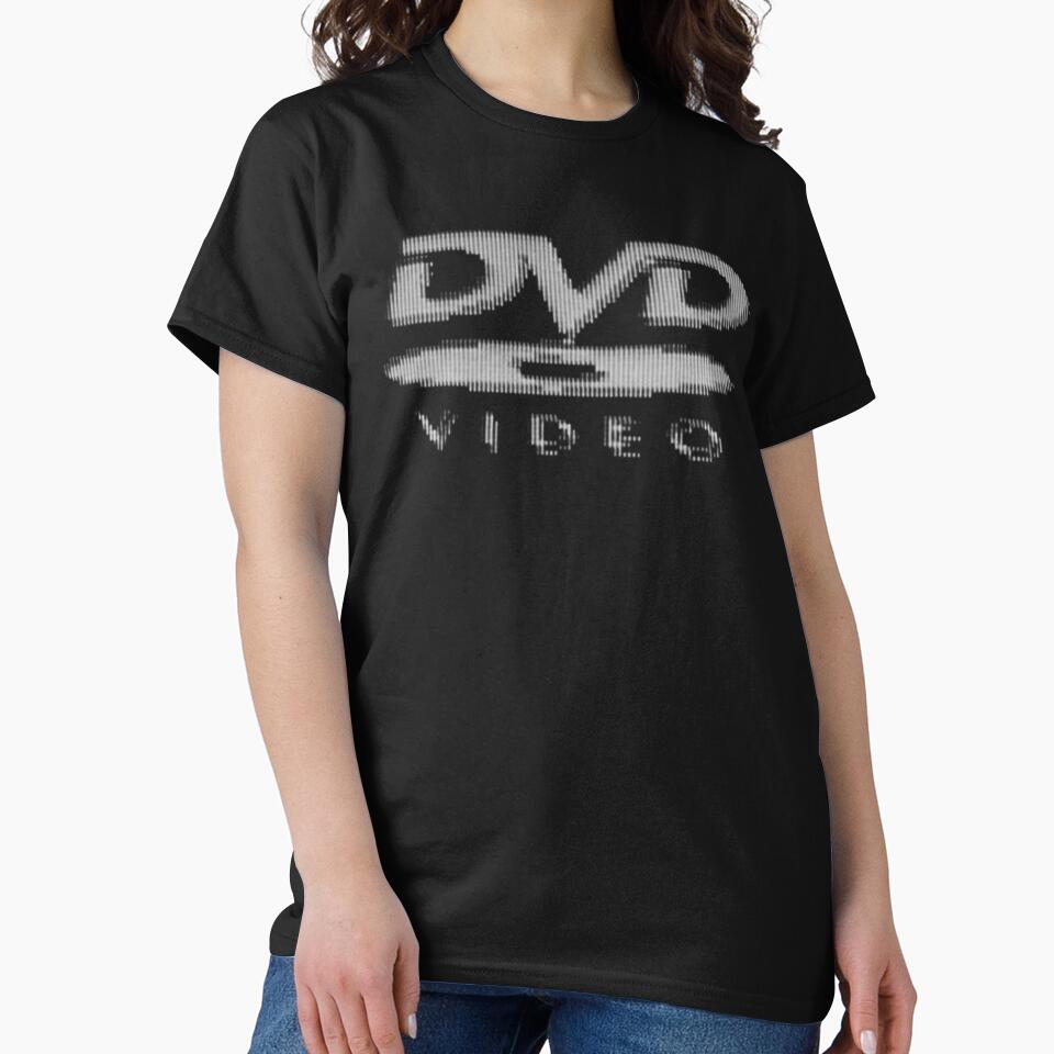Gray Retro DVD Video Logo Y2K Aesthetic 2000s Nostalgia Tech by TrxshWear