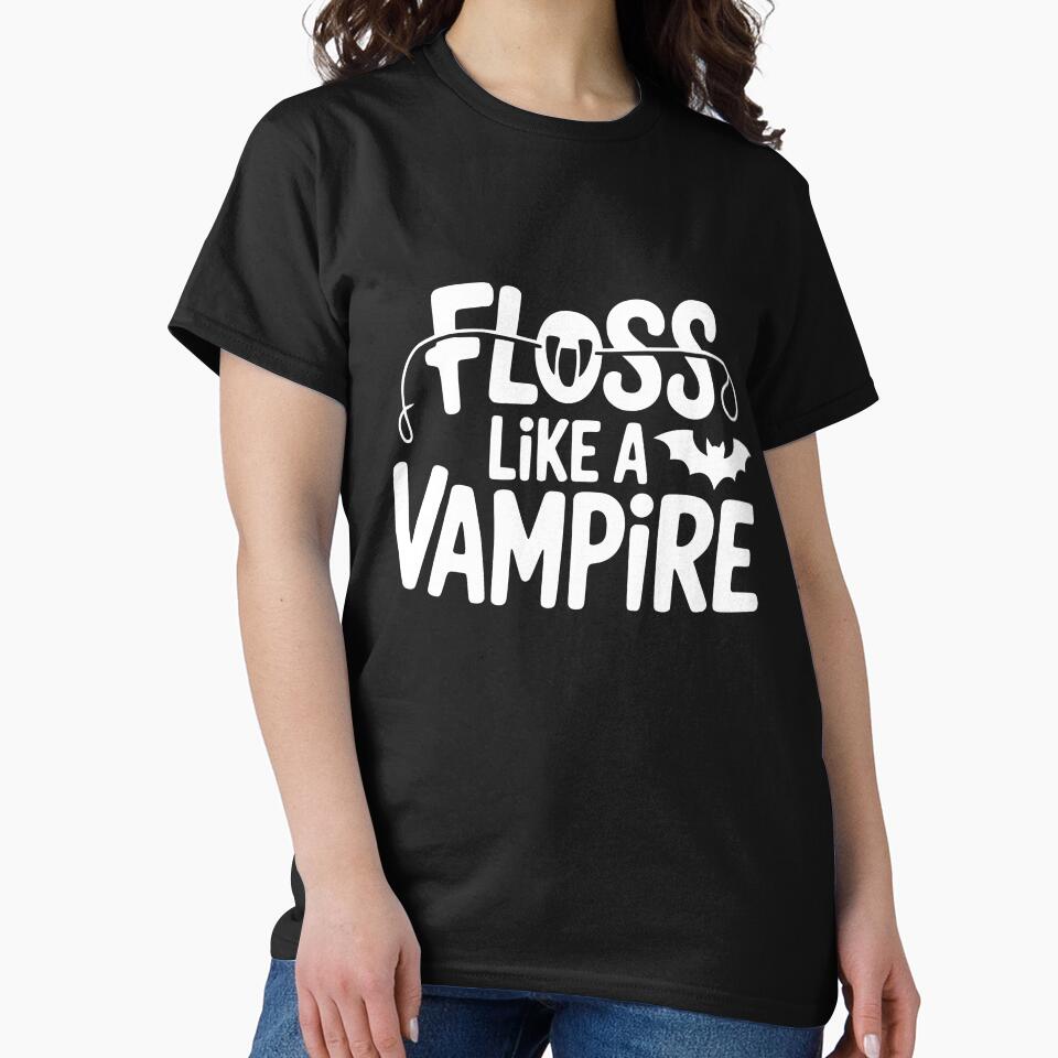 Floss Like a Vampire by theartfulaspie