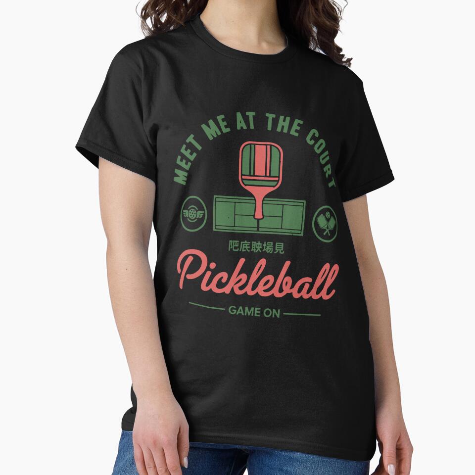 Pickleball Meet Me At The Court Game On Funny by LuminOrb
