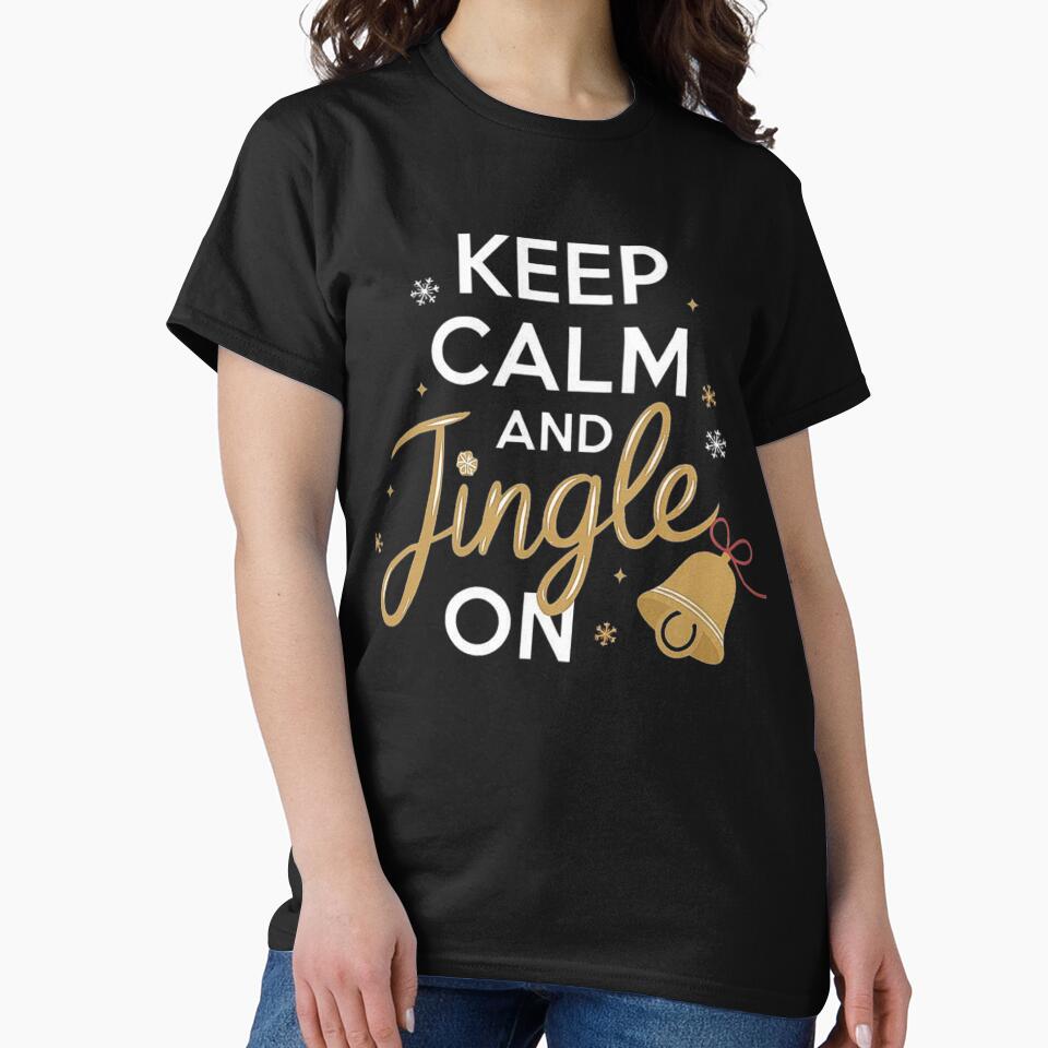 Keep Calm and Jingle On - Festive Christmas Bell Design by love3617