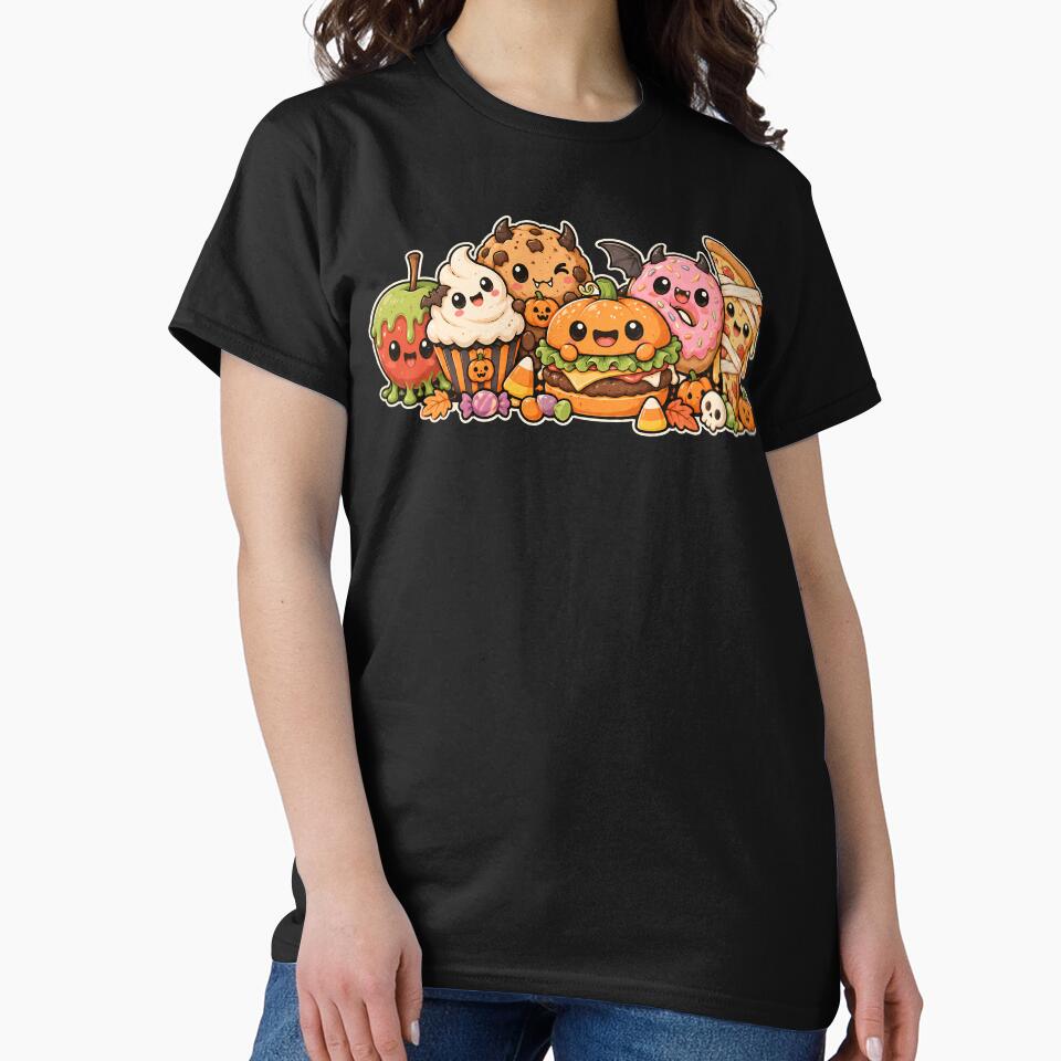 Kawaii Halloween Food Friends Cute Spooky Treats by ArcaneArtistry