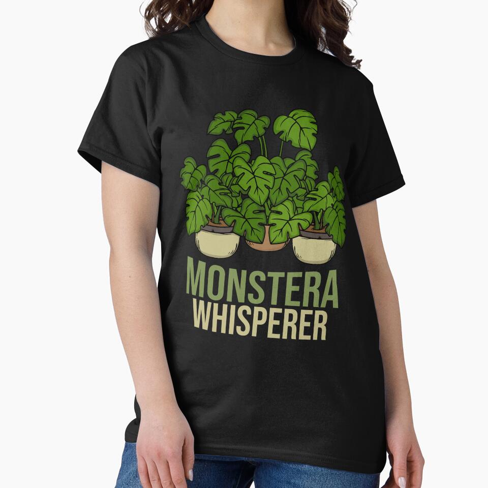 Monstera Whisperer Plant Lady Plant Lover Women Monstera by DSWShirts