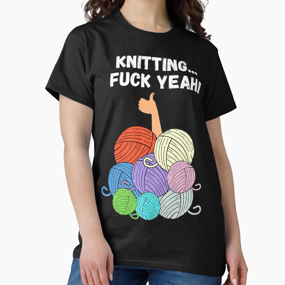 Crochet S For   Knitting Saying Premium by RoselynHane