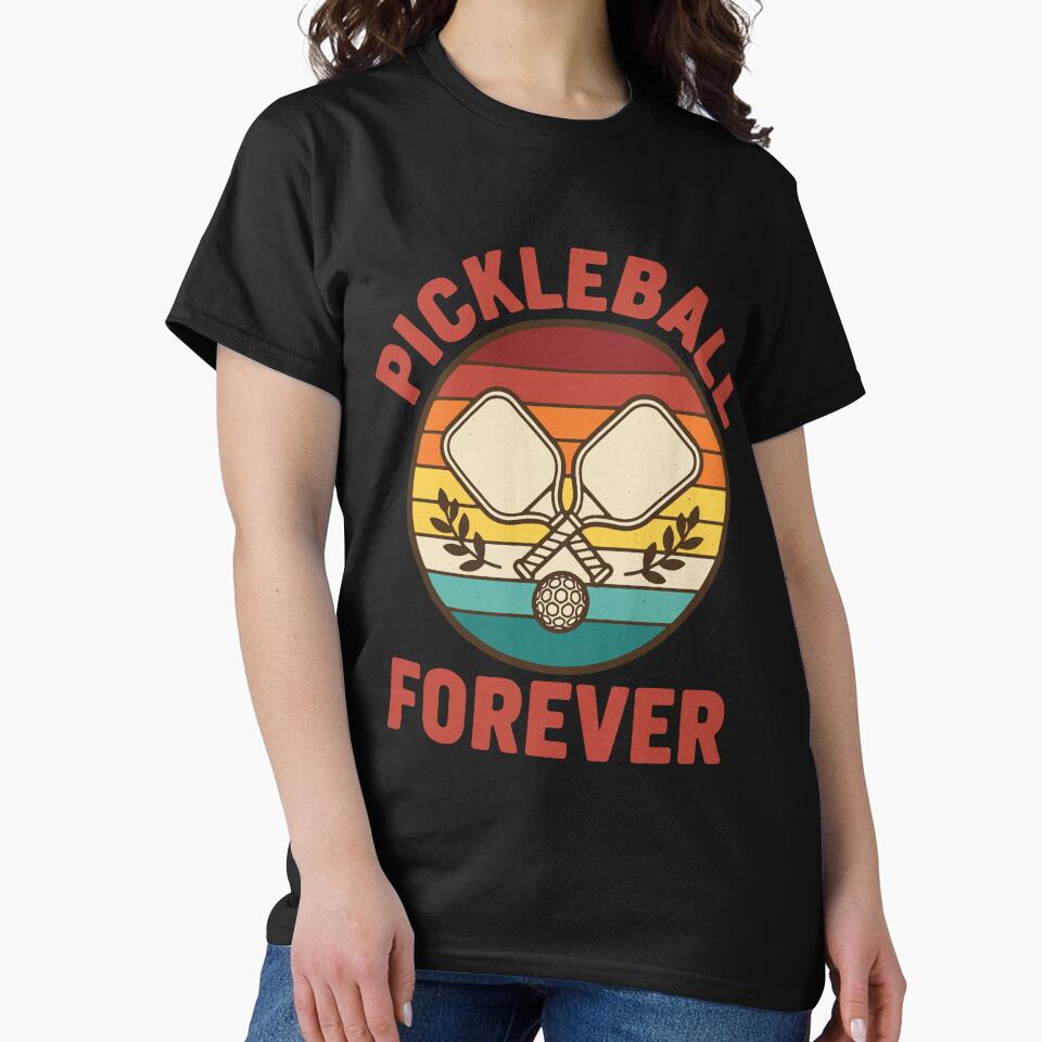 Pickleball Forever funny player pickle ball by LuminOrb
