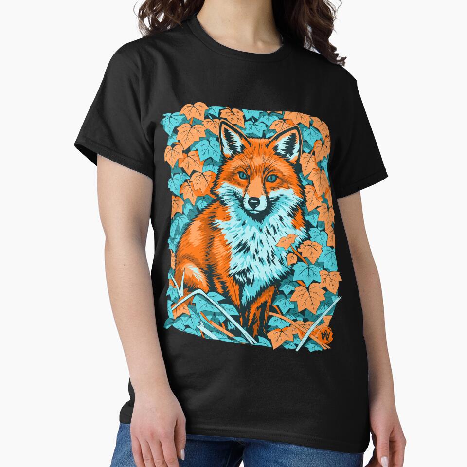 Teal and Ember Fox by Linzi Golding Unisex