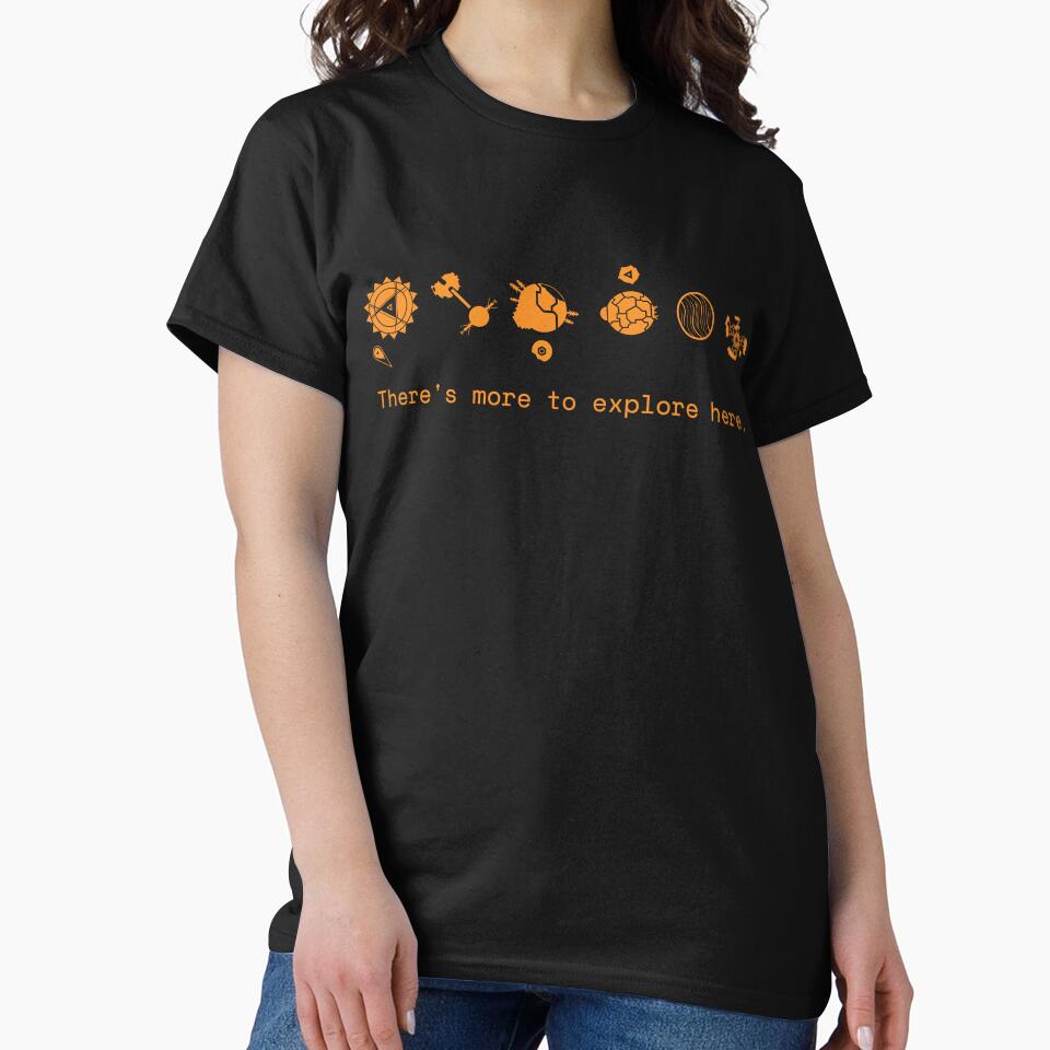 Outer Wilds Solar System There's More to Explore Here Orange by AgentRusco Unisex