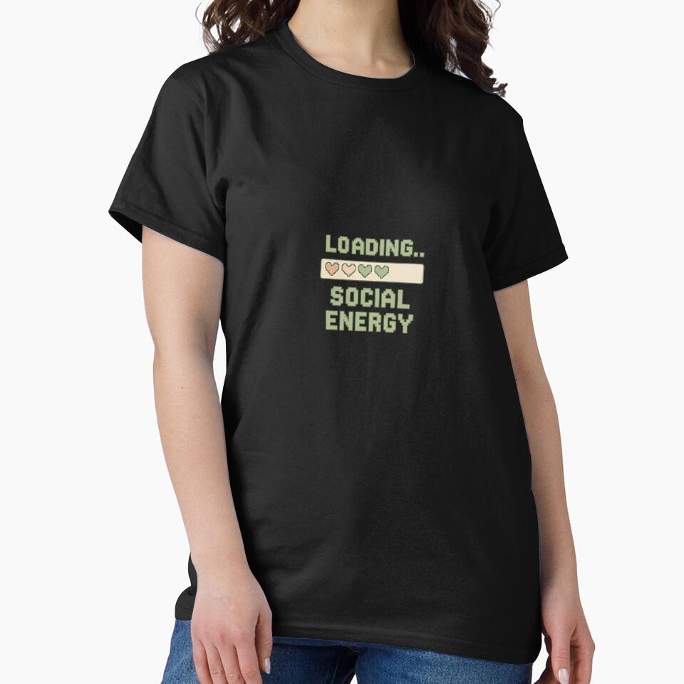 Energy loading, social battery low, social energy low by napturallyval