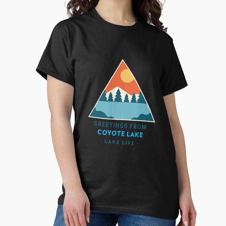Lake Life - Greeting From Coyote Lake by ThreadMosaicCo