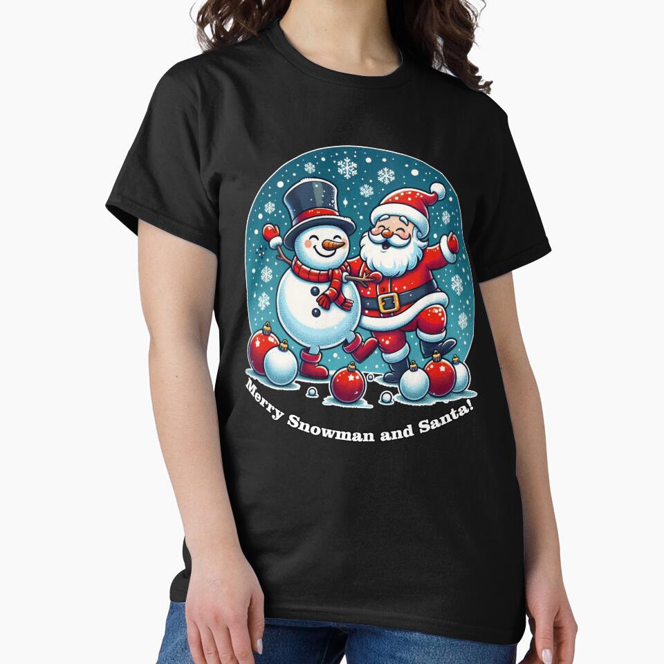 Merry Snowman and Santa! by jardraz