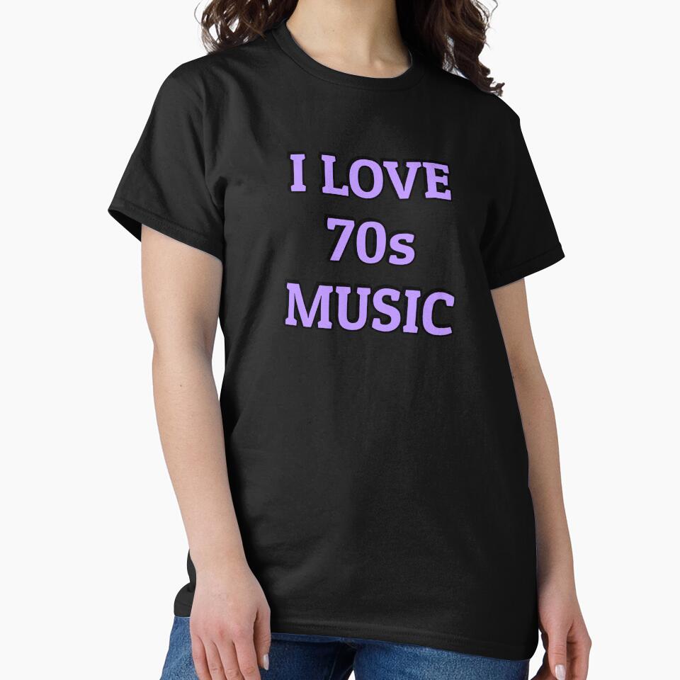 I love 70s music purple retro nostalgia by Inspirationmotivation
