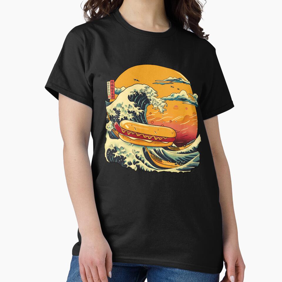 Kawaii Japanese style Hotdog Illustration by nomiraclehere