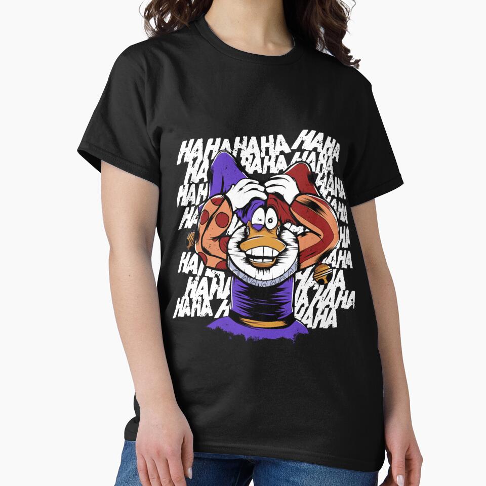 Laughing Duck Cartoon Comedy Meme Design by hamletbit