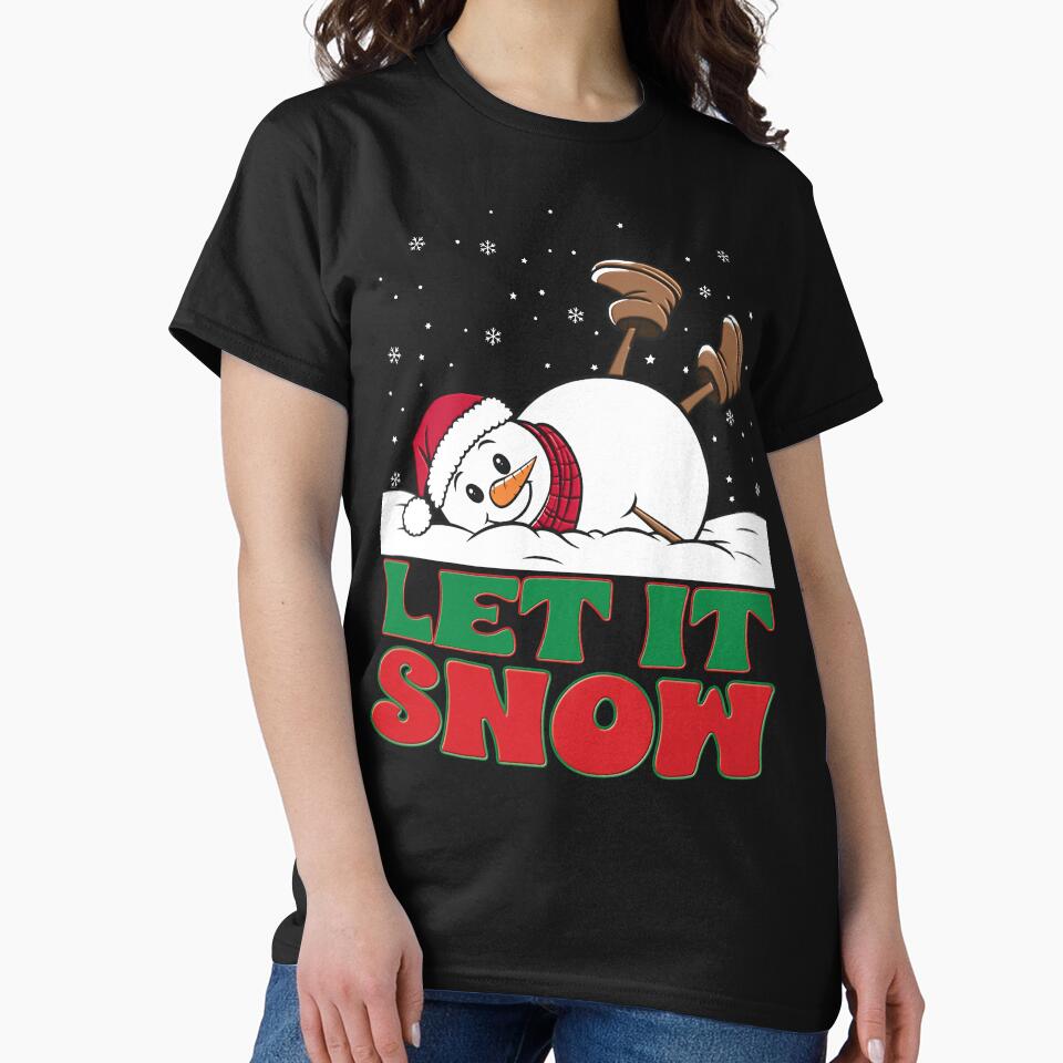 Snowman-Let It Snow by VibeHiveThreads