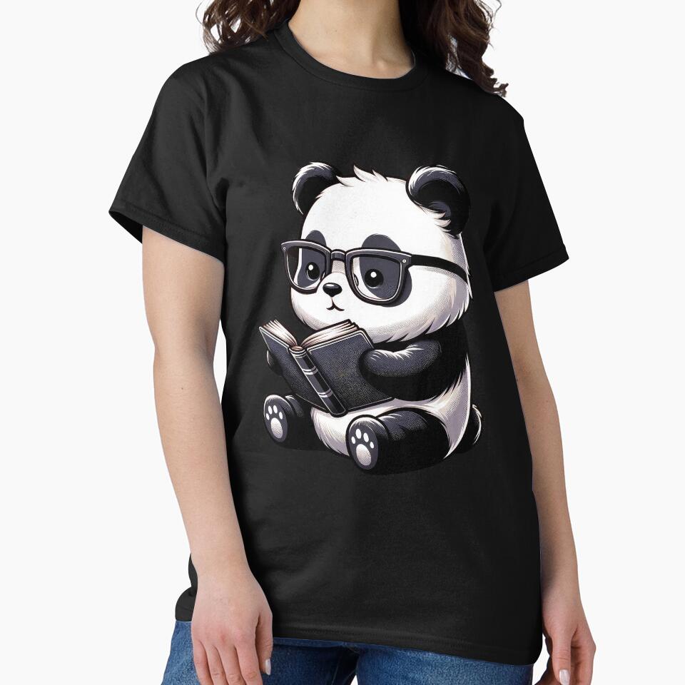 Book Lover Panda Reading Books by BlueBerry-Pengu