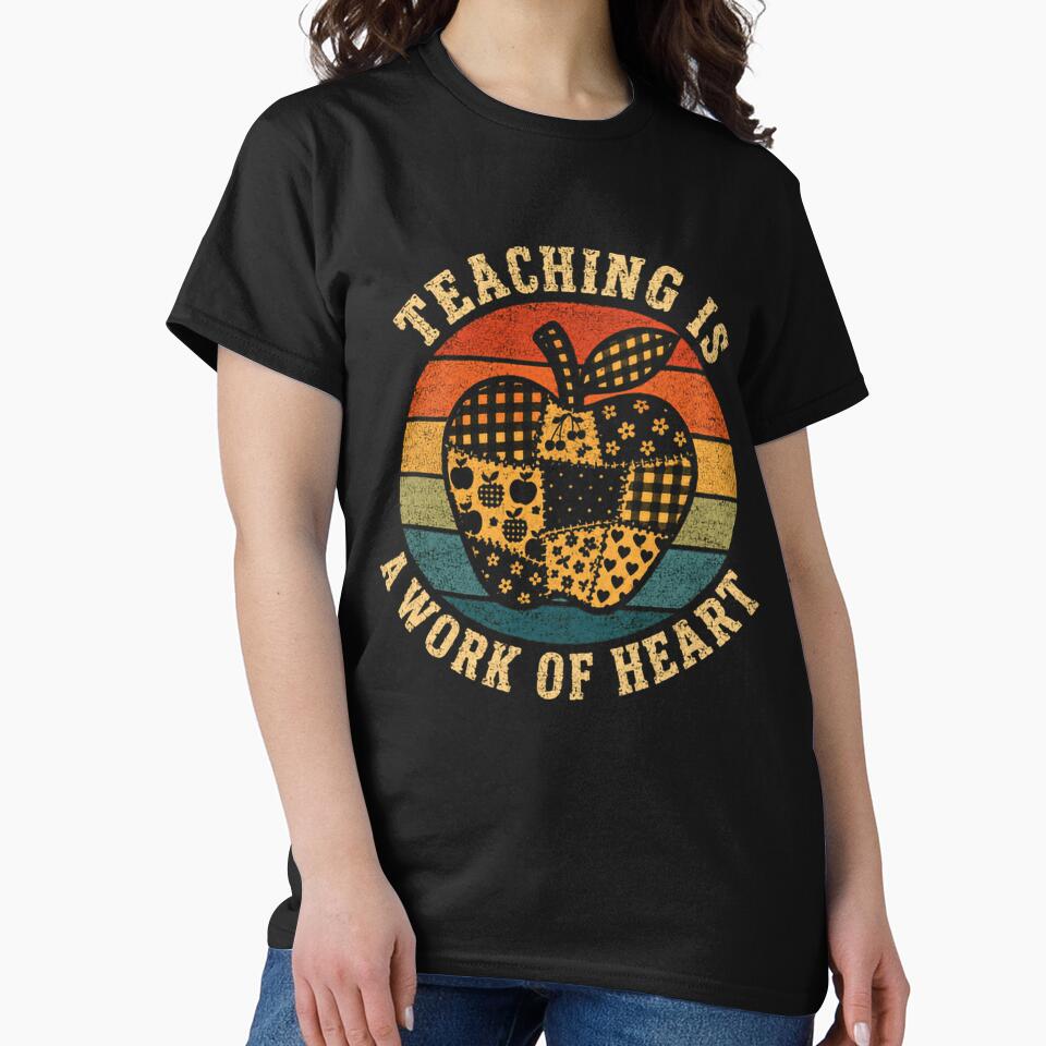Teaching Is A Work Of Heart Teacher Appreciation Educator by HumansStuck12