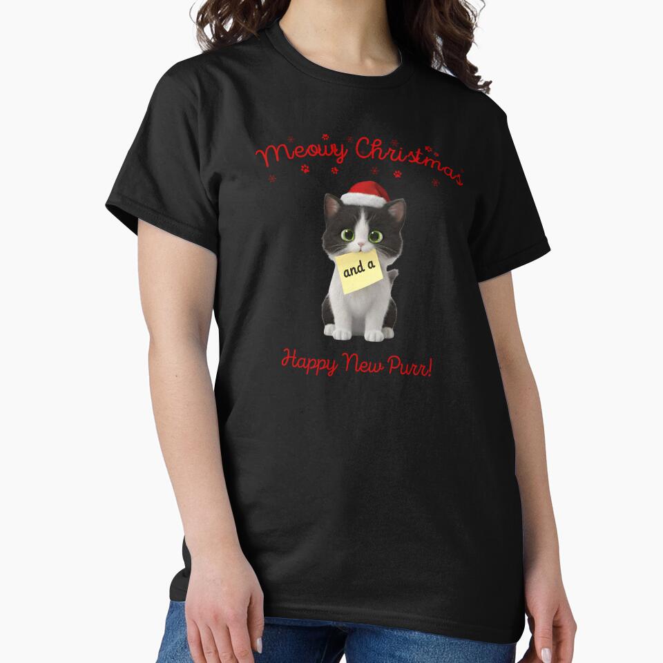 Meowy Christmas Happy New Purr Cat by HumTumMe