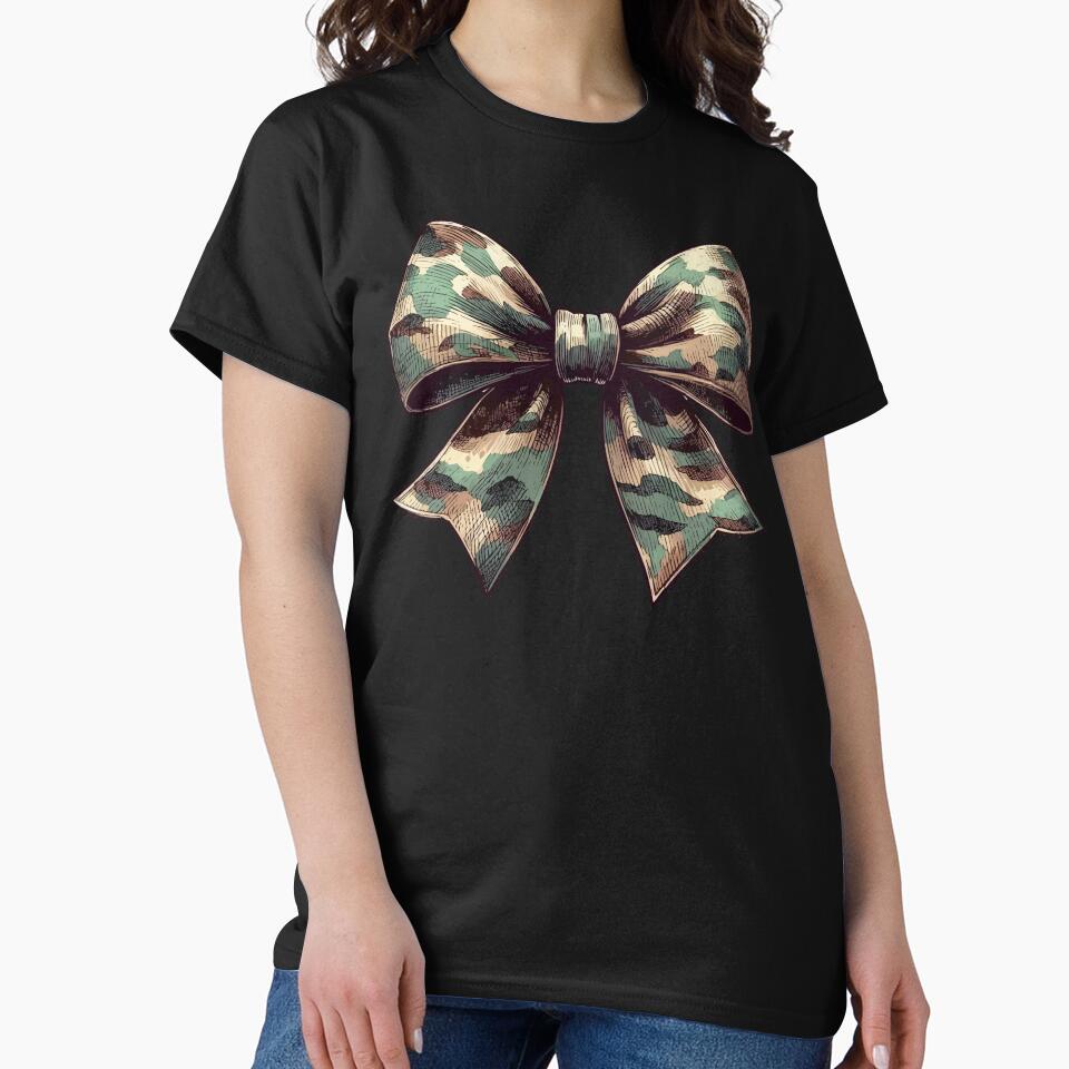 Coquette Camo Bow Hunting Women Cute Sketchy by TomFrontierArt