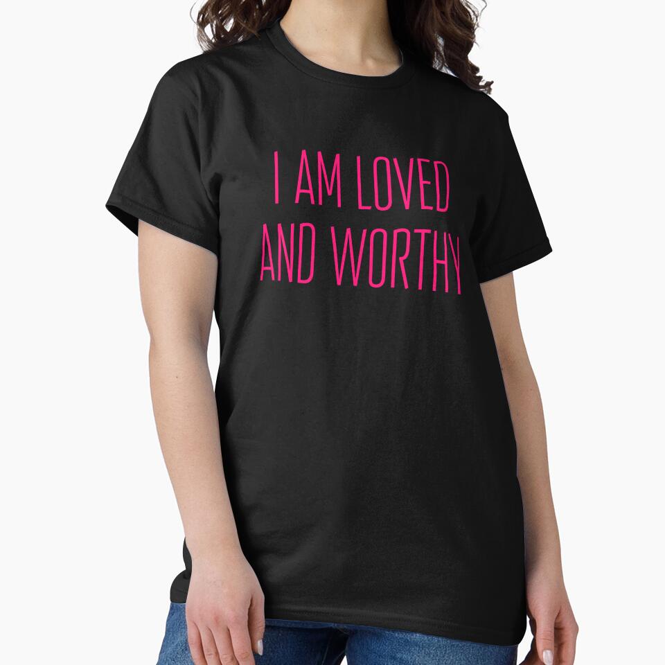 I am loved and worthy - positive affirmation by PausePapote