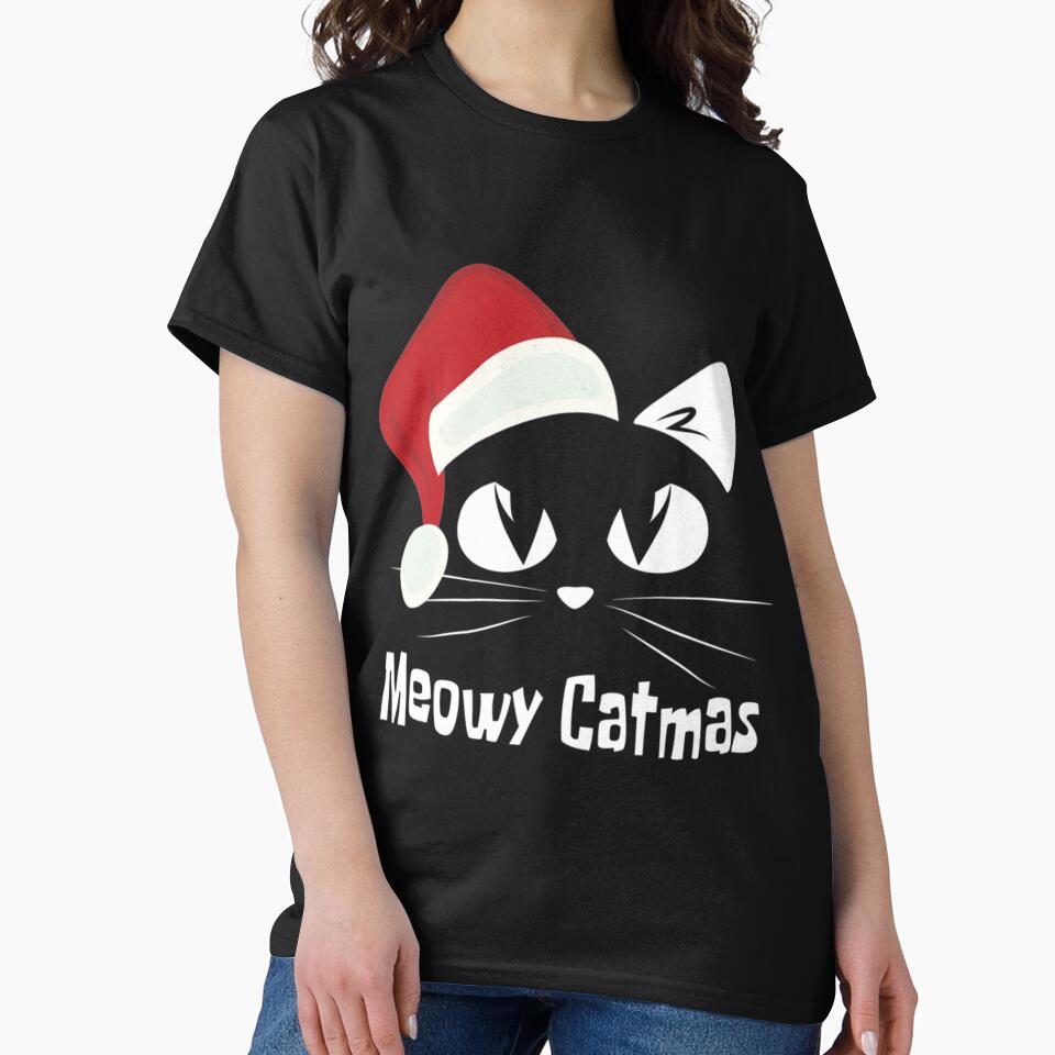 Meowy Catmas Ugly Christmas Sweater Gift for Cat Lovers by Goodnatured30