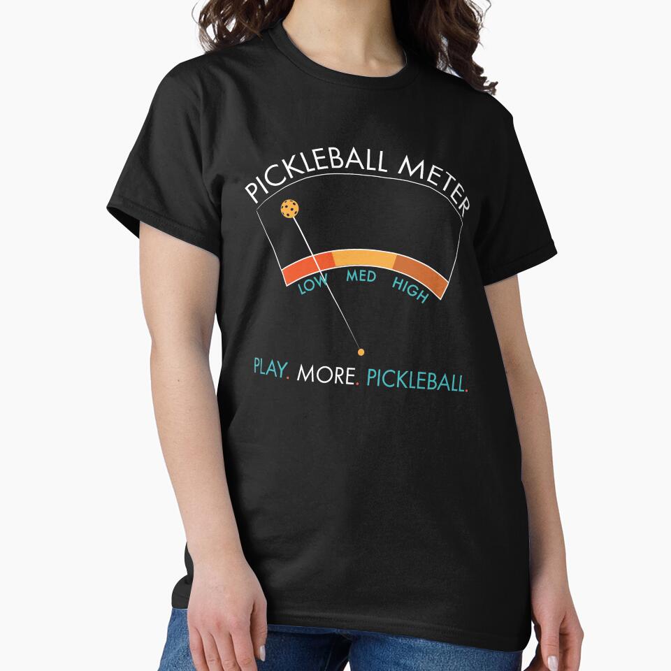 Funny Pickleball Meter by whyitsme