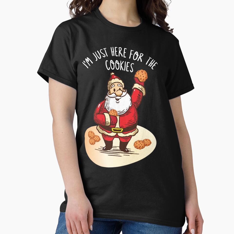 Santa Just Here For The Cookies Gift by Betsytiptoe