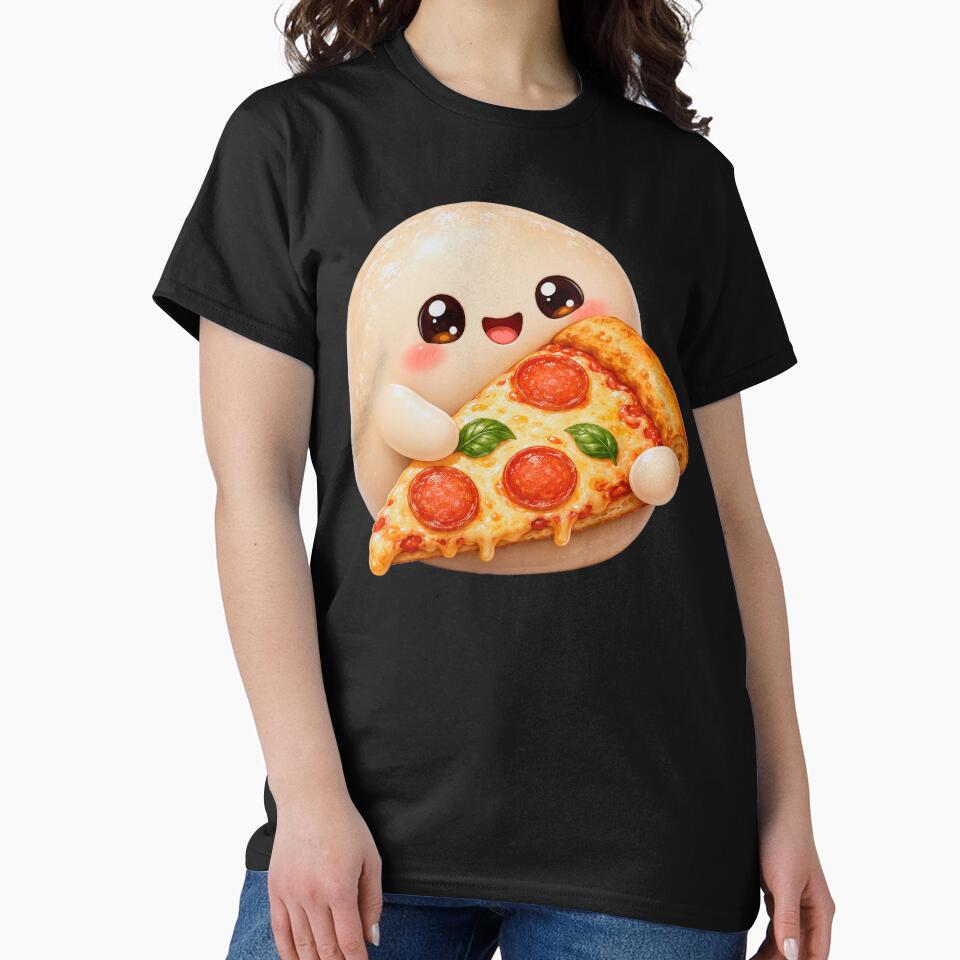 Cute Pizza Mochi Foodie Friend by ImagenFusionP