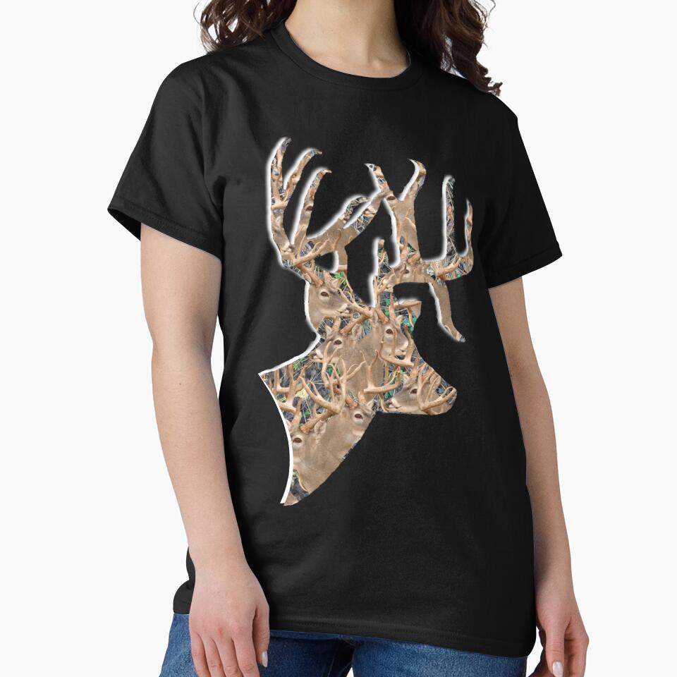 Whitetail Buck Deer, Camo Buck Head, Deer Hunting, Deer Season by LifeCrush