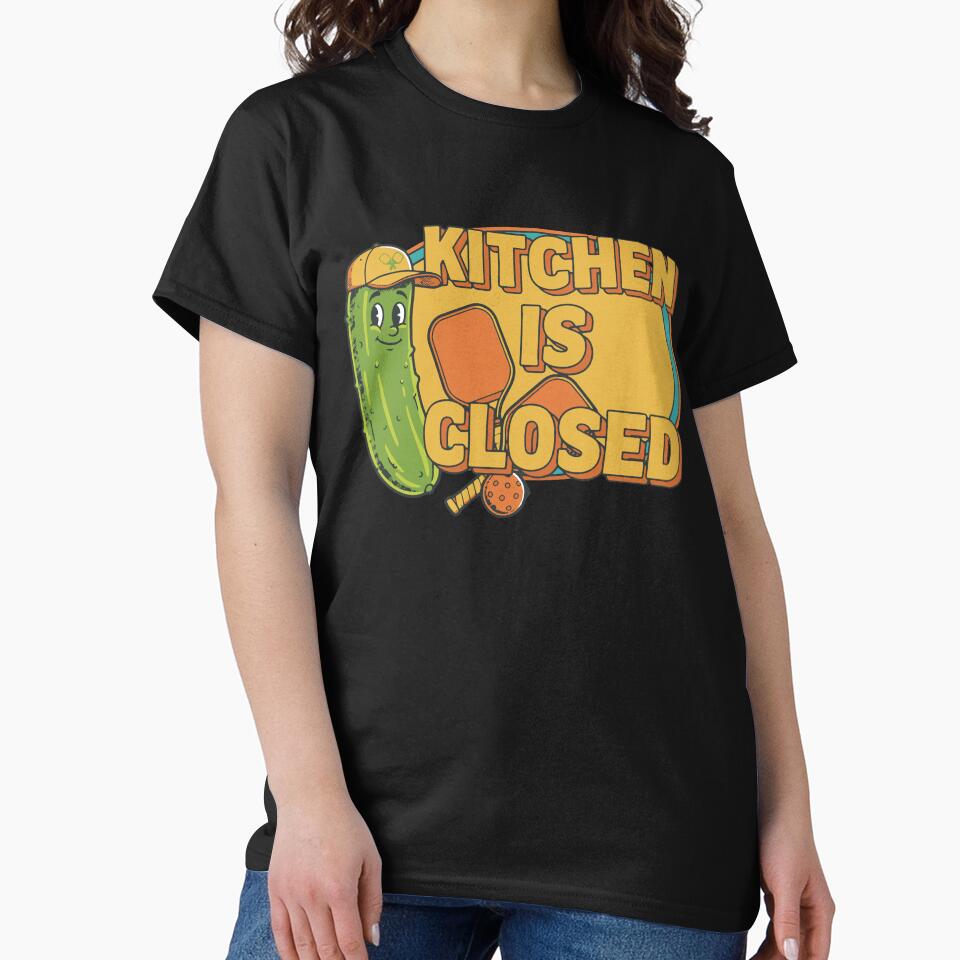 Pickleball Funny Player Kitchen Is Closed Paddles by LuminOrb