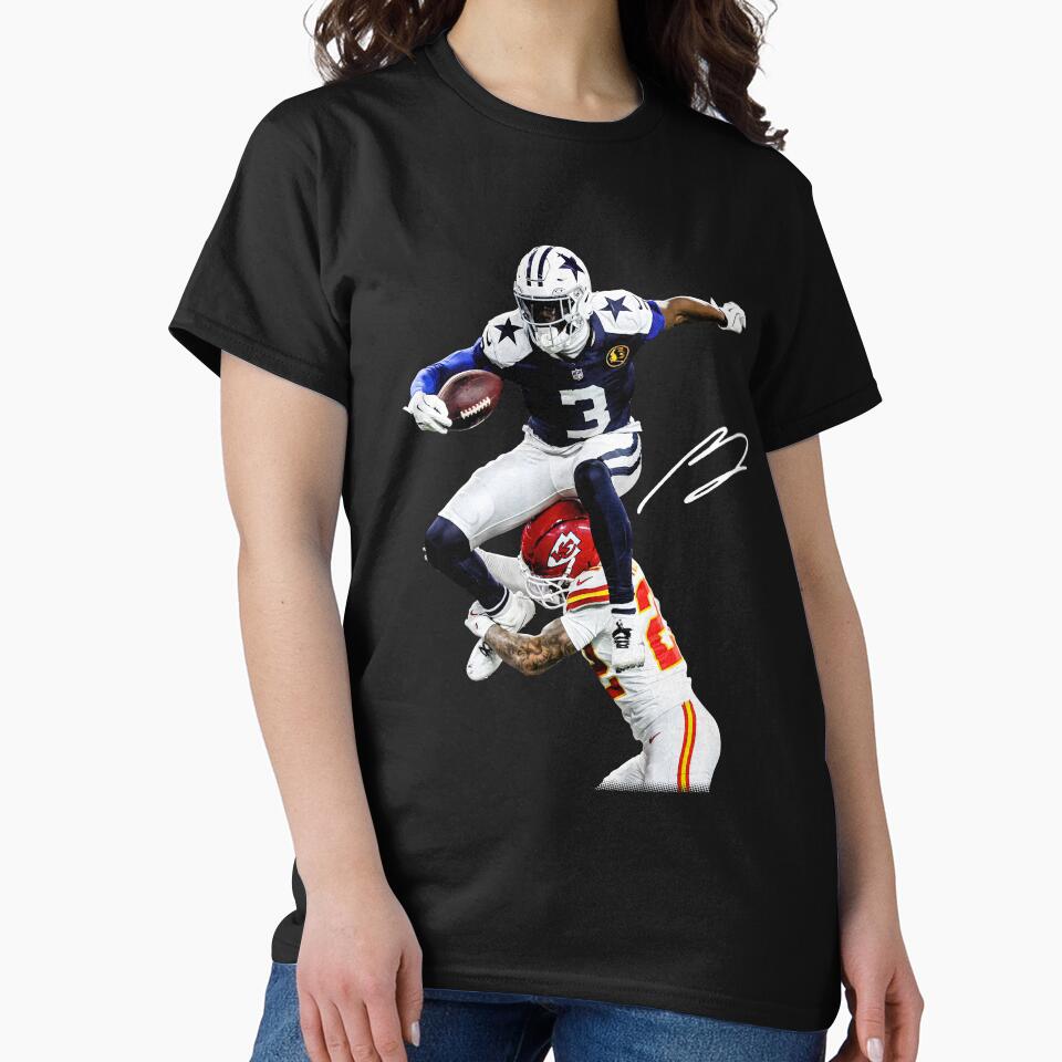 George Pickens Hurdle Trent McDuffie Vintage Football by HeidixHDesigns