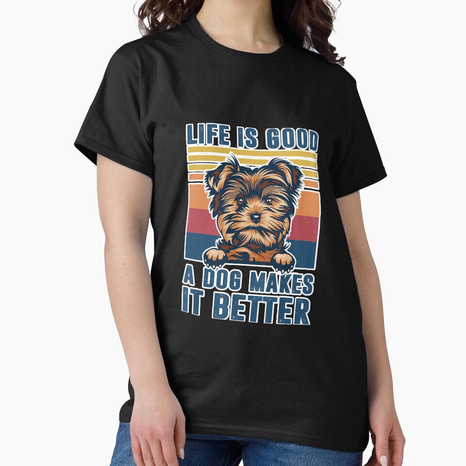 Yorkie Dog Dog Dad Mom Innocence by thailam4598
