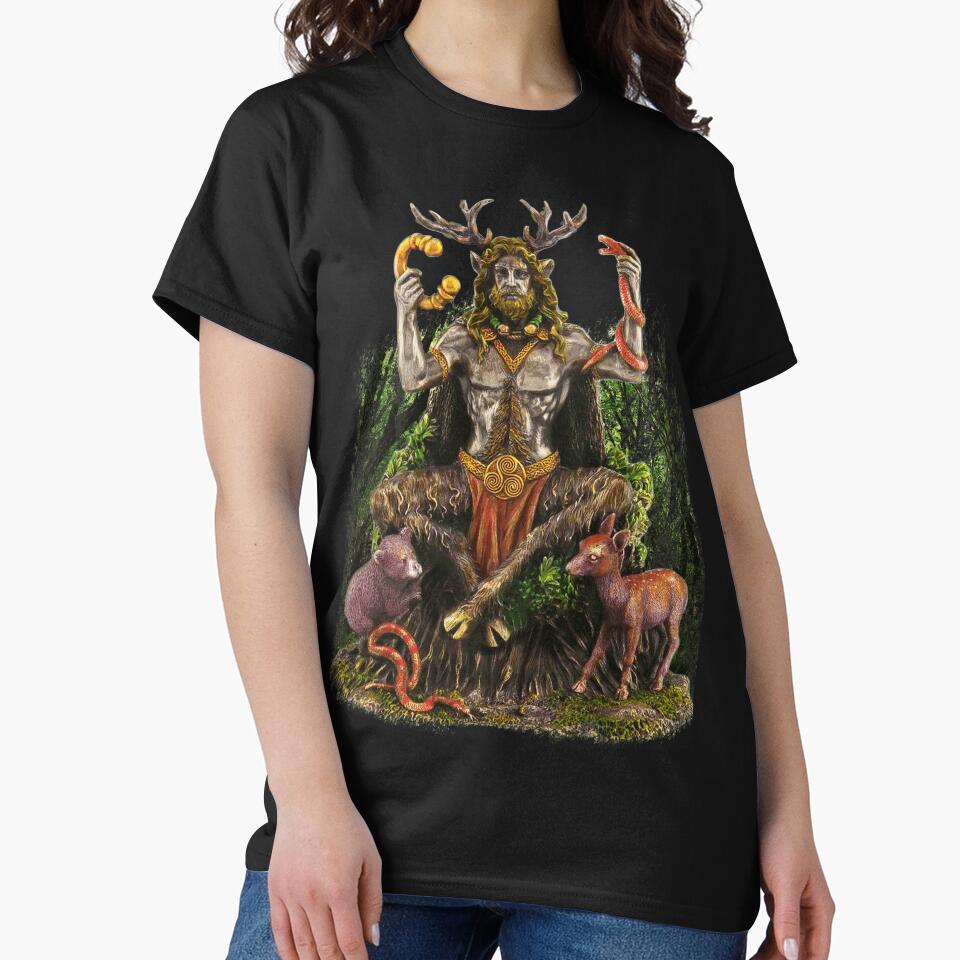 Cernunnos Celtic God Forest Scene by signsandsymbols Unisex