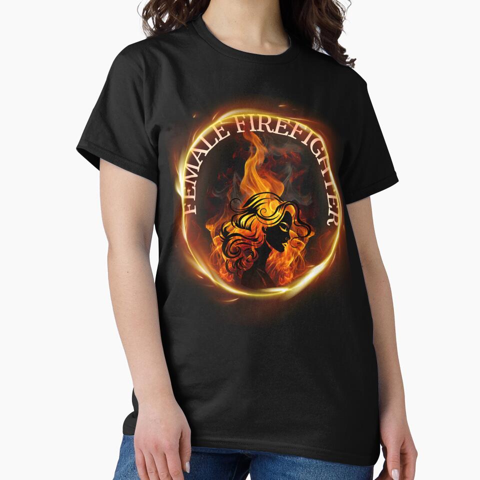 Female Firefighter - gifts for firefighter women by ewicraft