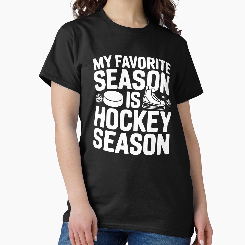 My Favorite Season Is Hockey Season by theartfulaspie