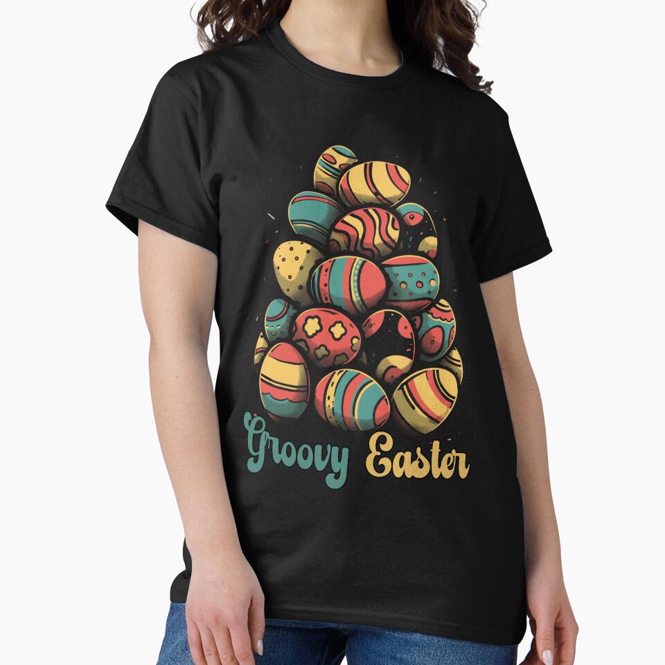 Groovy Easter Eggs Retro by PistachioCream
