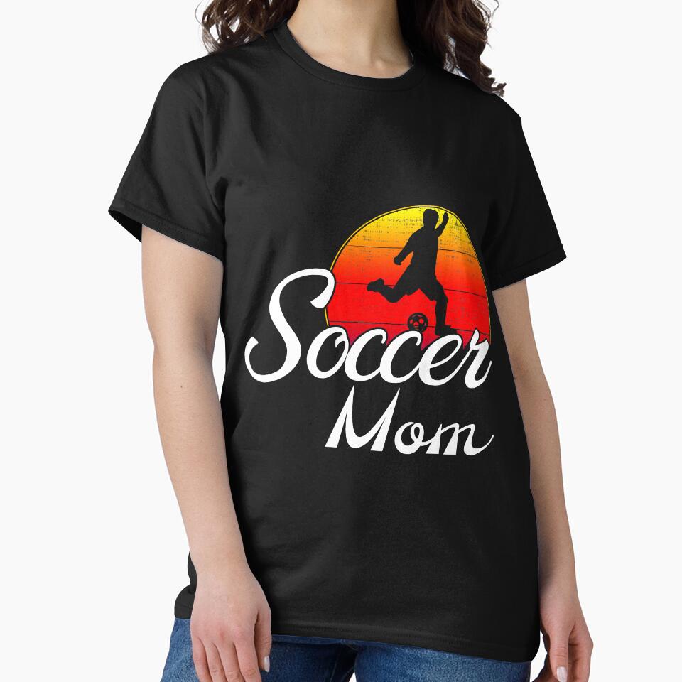 Vintage Soccer Mom Retro Sunset by SkyCloudBlue