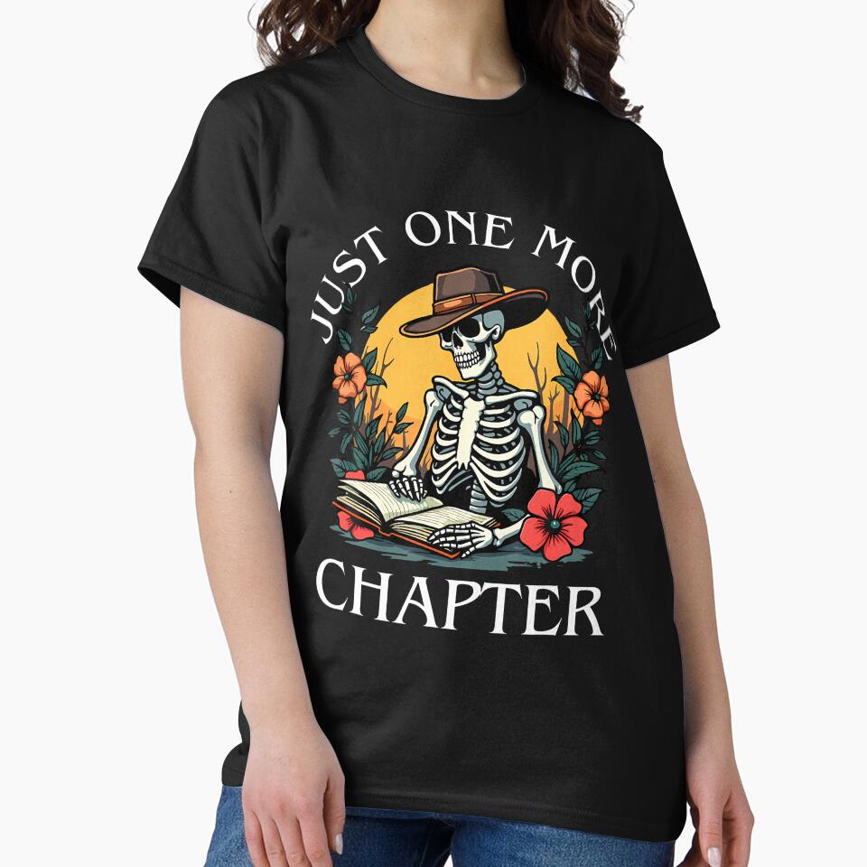 Just One More Chapter Reading Book Lover Bookworm Reader by donadonvgran