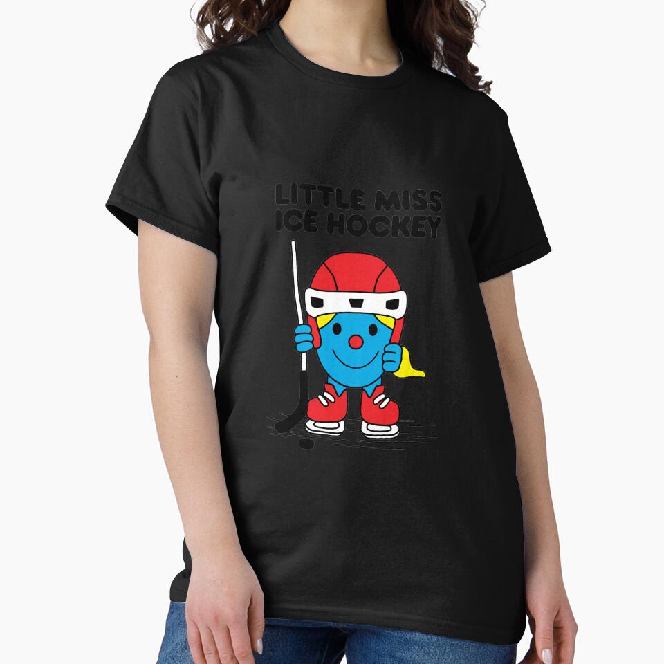 Little Miss Ice Hockey Cartoon Character by NICHONING12