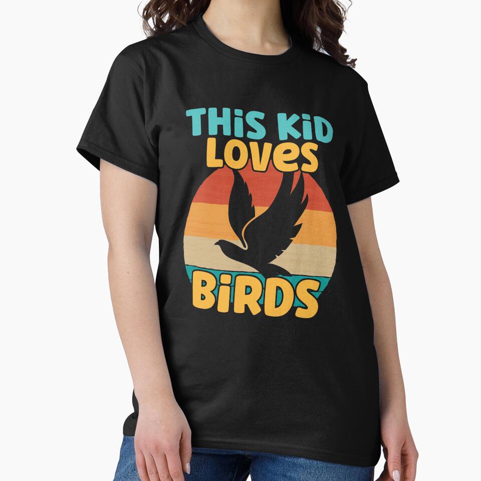Kids This Kid Loves Birds - Bird lover graphic by theodoros20